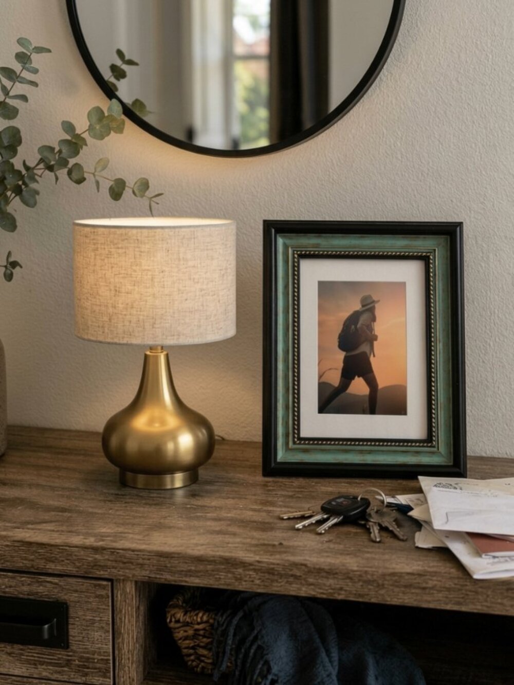 NWOT | Peacock Blue 8x10 Unmatted or 5x7 Matted Frame with Real Glass